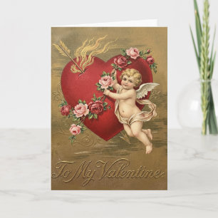 Cupid Herz Valentinstagskarte Karte