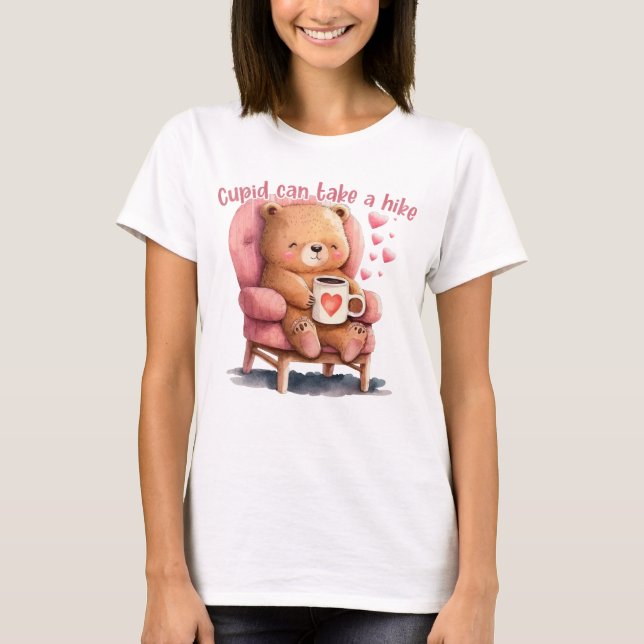 Cupid kann eine Wanderung unternehmen T-Shirt (Vorderseite)