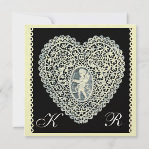 CUPID LACE HEART MONOGRAMM Eis Metallic Ankündigung
