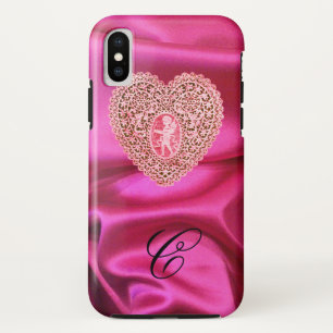 CUPID LACE HERZ SEIDEN PINK FUCHSIA STOFF MONOGRAM TITLE_SEO2