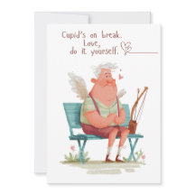 Cupid macht Pause. Liebe, mach es selbst.