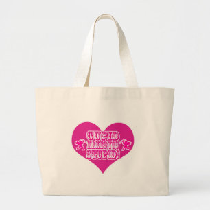 Cupid macht Sie zum perfekten Valentindesign Jumbo Stoffbeutel