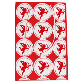 CUPID RED LOVE VALENTINE`S DAY MITTLERE GESCHENKTÜTE