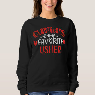 Cupid S Favorite Usher Romance Paare Männer Frauen Sweatshirt