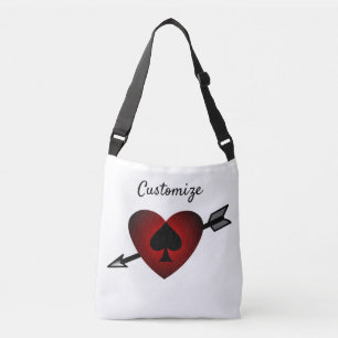 Cupid Schwarz Spade Thunder_Cove Tragetaschen Mit Langen Trägern