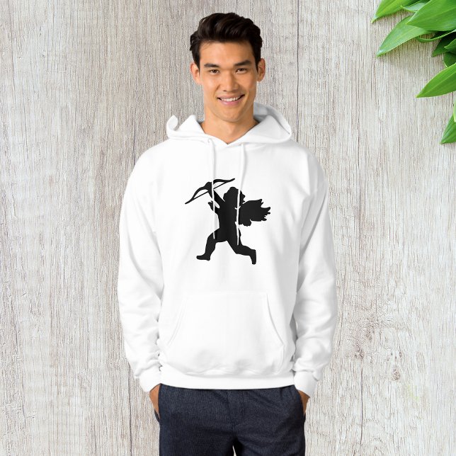 Cupid Silhouette Mens Hoodie (Von Creator hochgeladen)