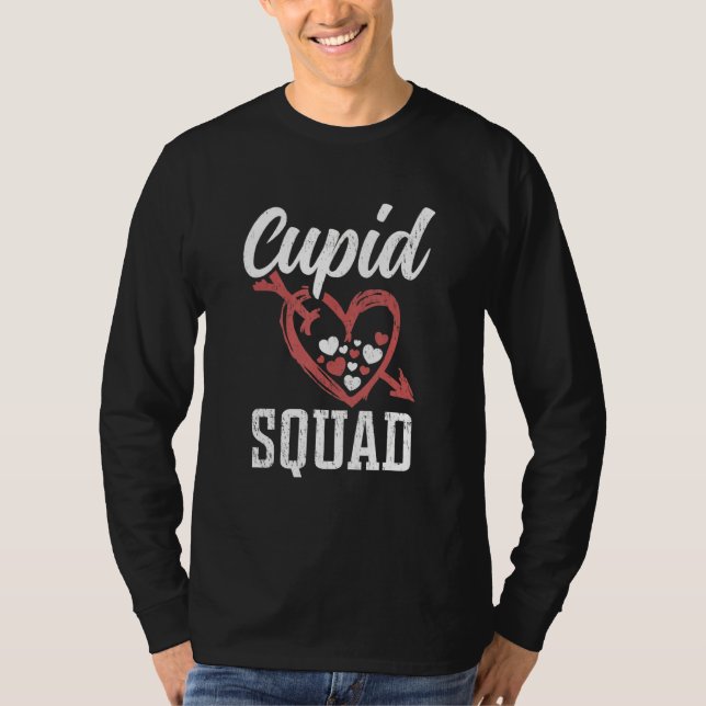 Cupid Squad Velentines Day T-Shirt (Vorderseite)