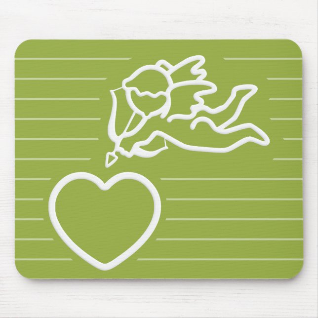 Cupid Strikes benutzerdefiniertes Mousepad (Vorne)