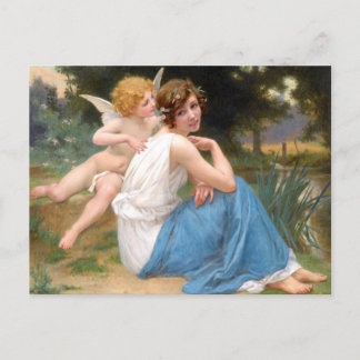 Cupid und Psyche von Guillaum Seignac Postkarte