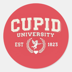 Cupid University - Die Schule für Liebe und Pfeile Runder Aufkleber
