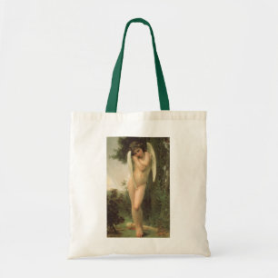 Cupido (Cupidon) Engelporträt von Bouguereau Tragetasche