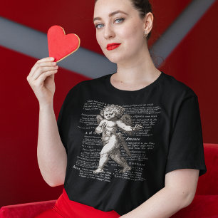 Cupidon en amour Romantique T-shirt Vintage
