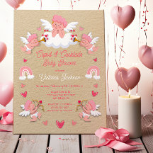 Cupids and Cocktails Valentinstag Babydusche