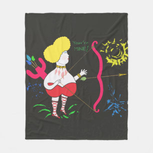 Cupid's Arrow Fleecedecke
