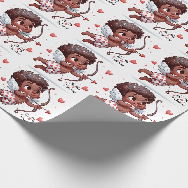 Cupid's Charm ist mein Valentin Geschenkpapier (Ecke)
