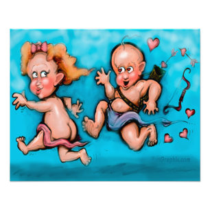 Cupid's Chase Fotodruck