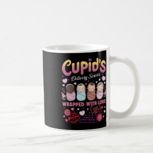 Cupid's Delivery Service Geburts- und Entbindungss Kaffeetasse