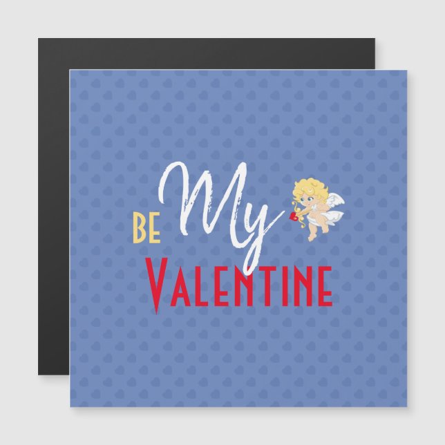 Cupids Liebe Arrow ist mein Valentin Magnetic Magnetkarte (Vorne/Hinten)