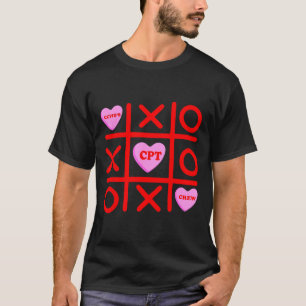 Cupids Lieblings-Cpt-Crew Xoxo Phlebotomist Valent T-Shirt