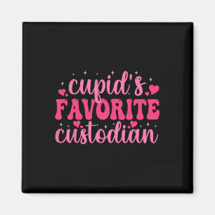 Cupids Lieblings-Hausmeister Valentinstag Liebe Ha Magnet