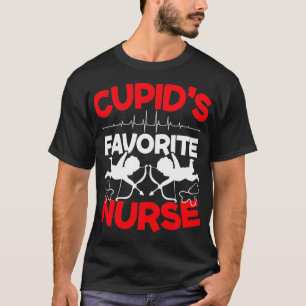 Cupids Lieblings-Krankenschwester-Valentinstag Her T-Shirt
