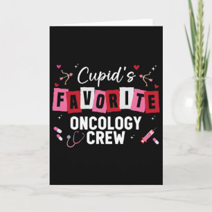 Cupids Lieblings-Onkologie-Crew-Nurse Valentinstag Karte