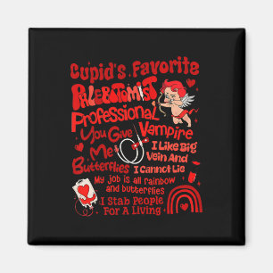 Cupids Lieblings-Phlebotomist Valentins-Phlebotomi Magnet