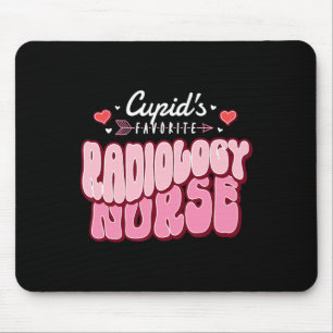 Cupids Lieblingskrankenschwester für Radiologie Va Mousepad