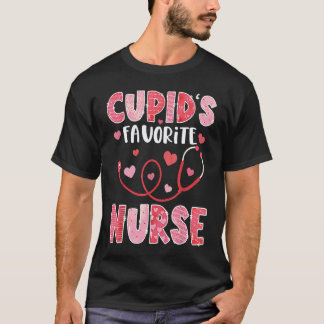 Cupids Lieblingskrankenschwester Valentinstag T-Shirt