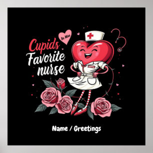 Cupids Lieblingskurse ist ein sonniges und Niedlic Poster