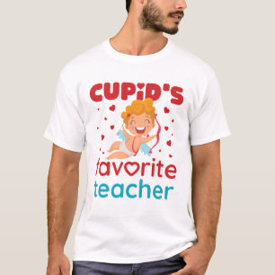 Cupids Lieblingslehrer Niedlicher Valentinstag T-Shirt