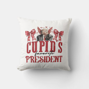 Cupids Lieblingspräsident Valentine Trump Kissen