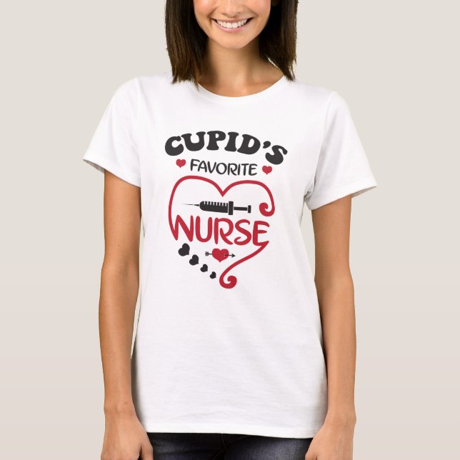 Cupids Lieblingsschwester, Valentintagskur T-Shirt (Vorderseite)