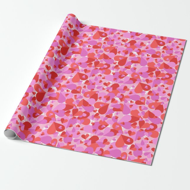 Cupids Mixed Confetti Geschenkpapier (Ungerollt)