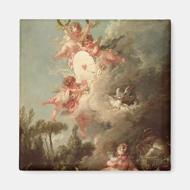 Cupids Ziel von 'Les Amours des Dieux' Magnet (Vorne)