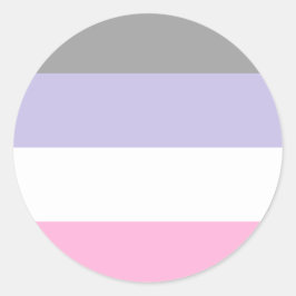 Cupiosexual Pride Flag  Runder Aufkleber