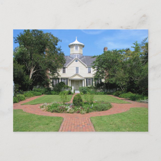 Cupola House, Edenton NC Postcard Postkarte (Vorderseite)