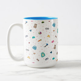 Cuppa die Lieblinge des Paddys - Kunst durch Irina Zweifarbige Tasse