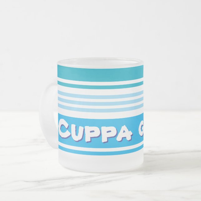 Cuppa Grace Mattiert Glass Tasse (Vorderseite Links)