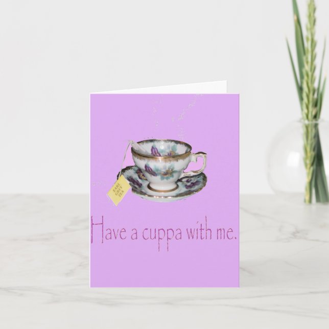 Cuppa-Karte Karte (Vorderseite)