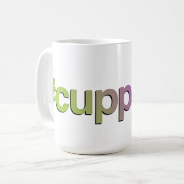 #cuppatea Modern Tee Tasse (Vorderseite Links)