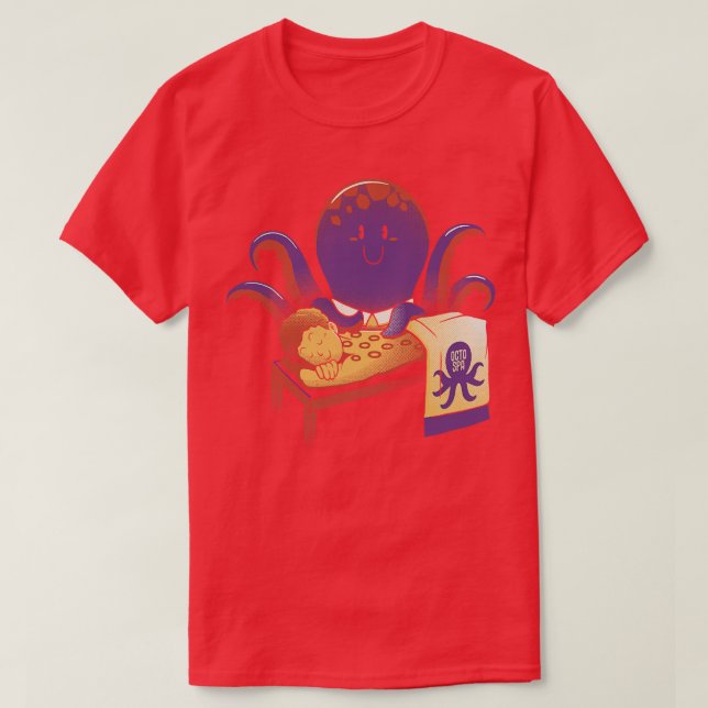 Cupping Therapy Octopus Massage by Tobe Fonseca T-Shirt (Design vorne)