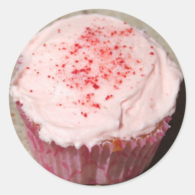 CuppyCake Runder Aufkleber (Vorderseite)