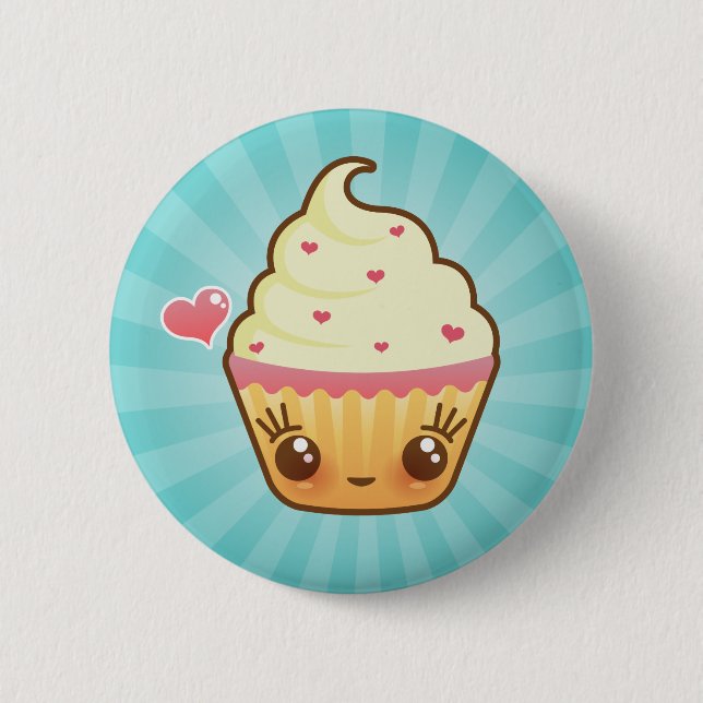 CuppyCakes Herz-Button Button (Vorderseite)