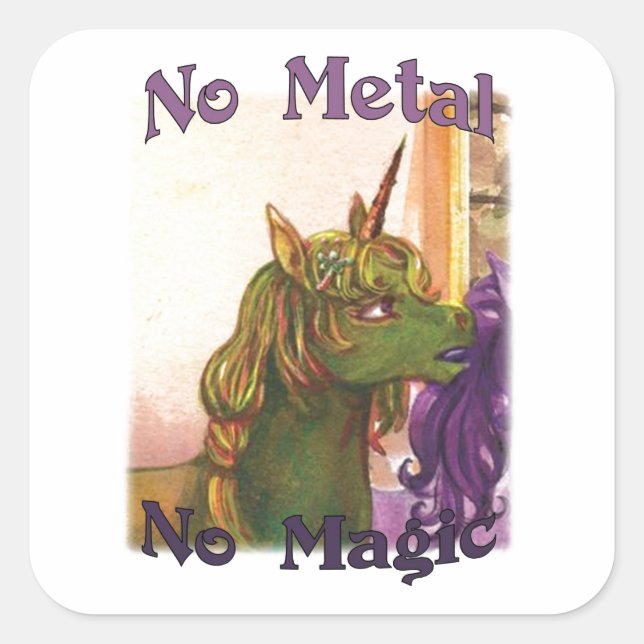 Cuprum No Metal No Magic Stickers (Devant)
