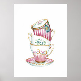 Cups Küchenkunst Poster