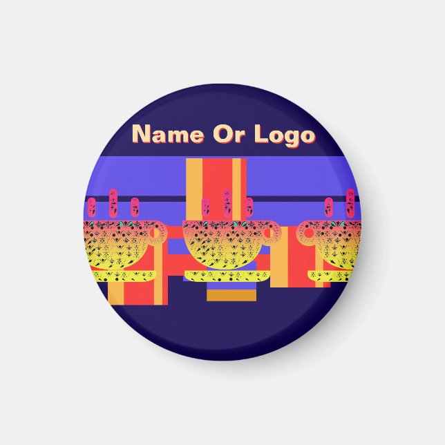 CUPS personalisieren + Primärfarben Magnet (Vorne)