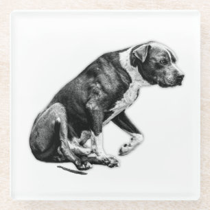 Cupside Companion - Pausierte Haltung Glasuntersetzer