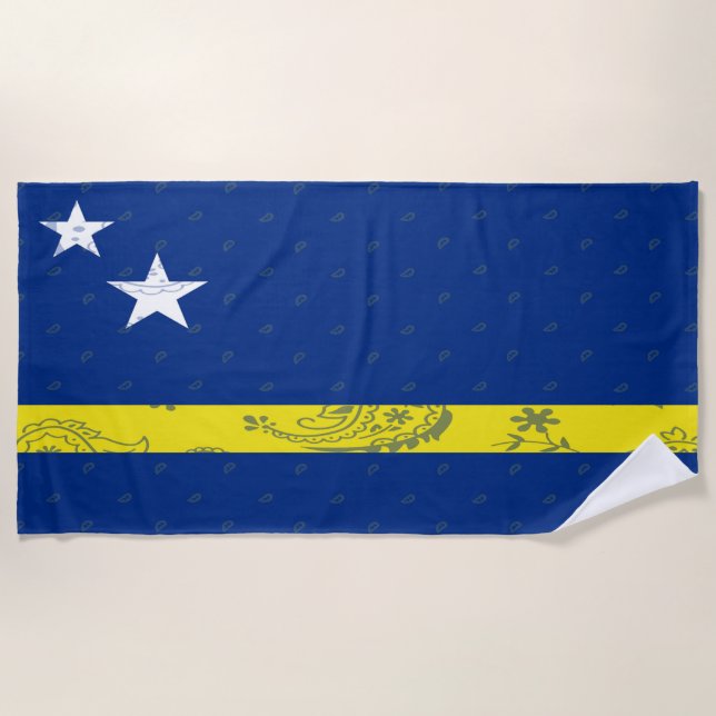 Curaçao-Badetuch Strandtuch (Vorderseite)
