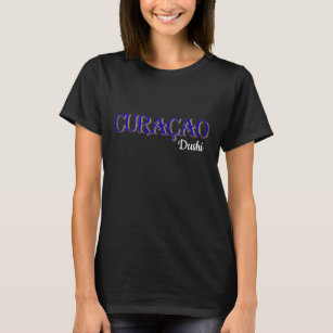Curaçao-Beschriftung mit dushi Text T - Shirt